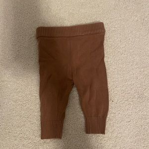 Soft brown baby leggings